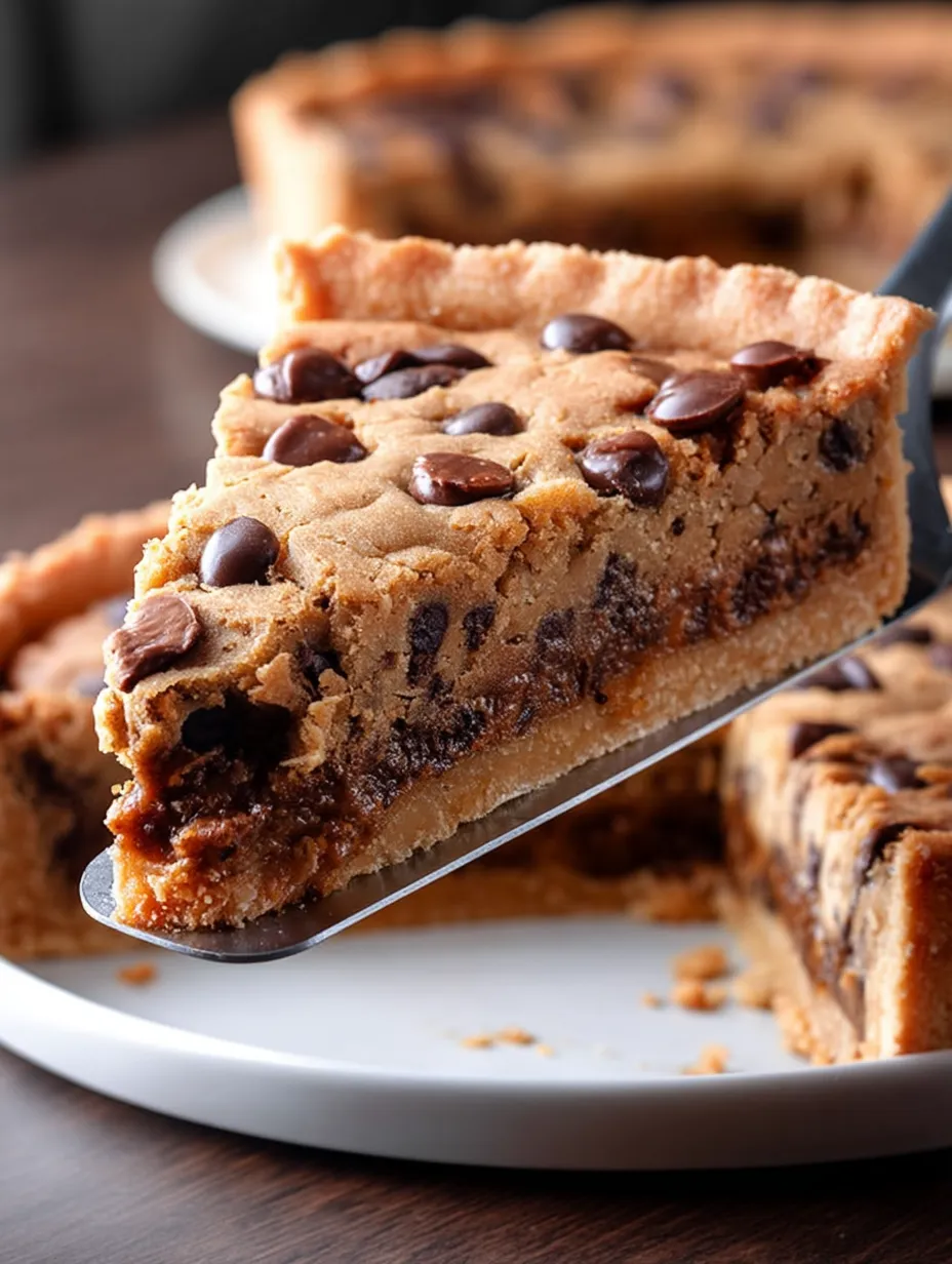 Easy Deep Dish Cookie Pie.