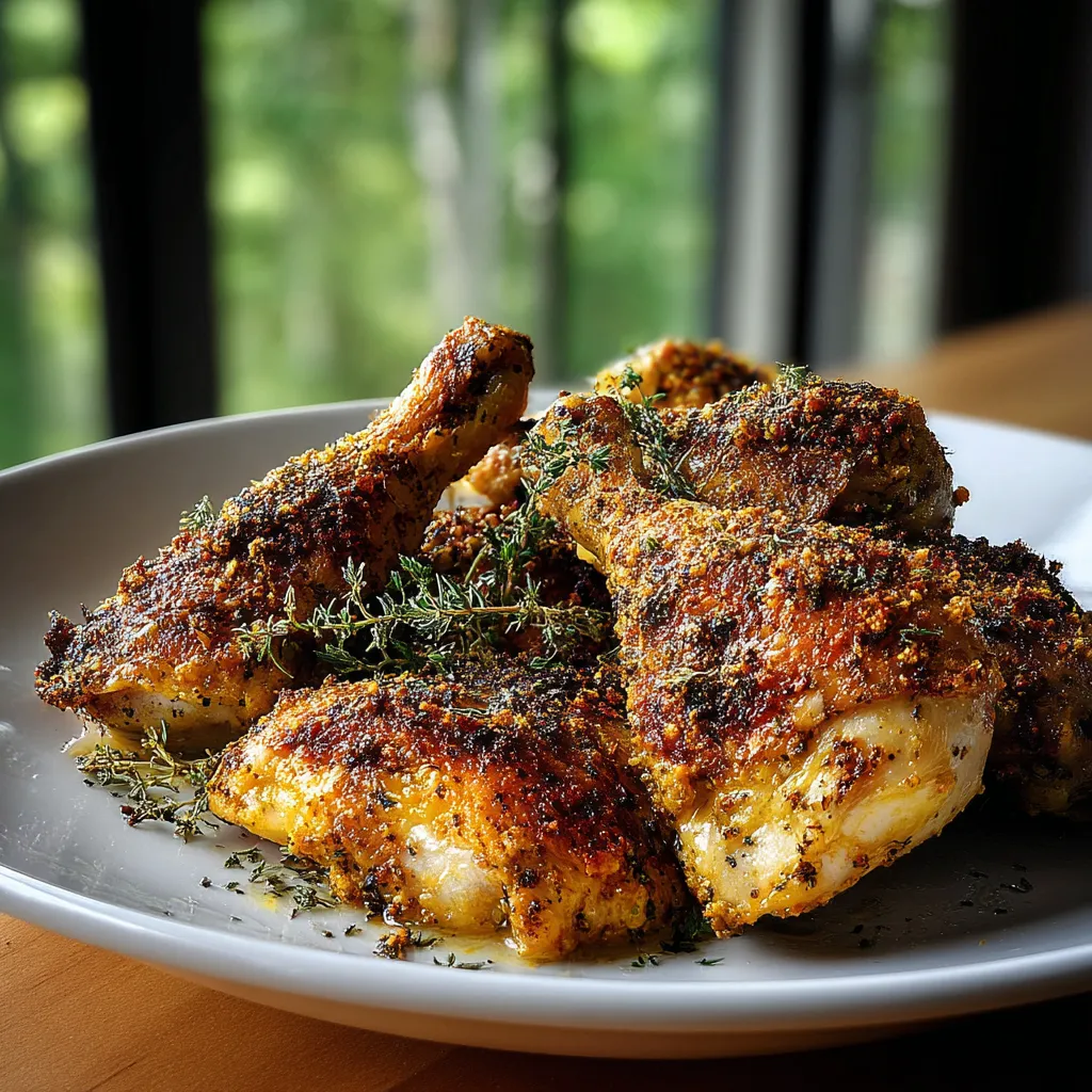 Tangy Mustard Chicken Thighs