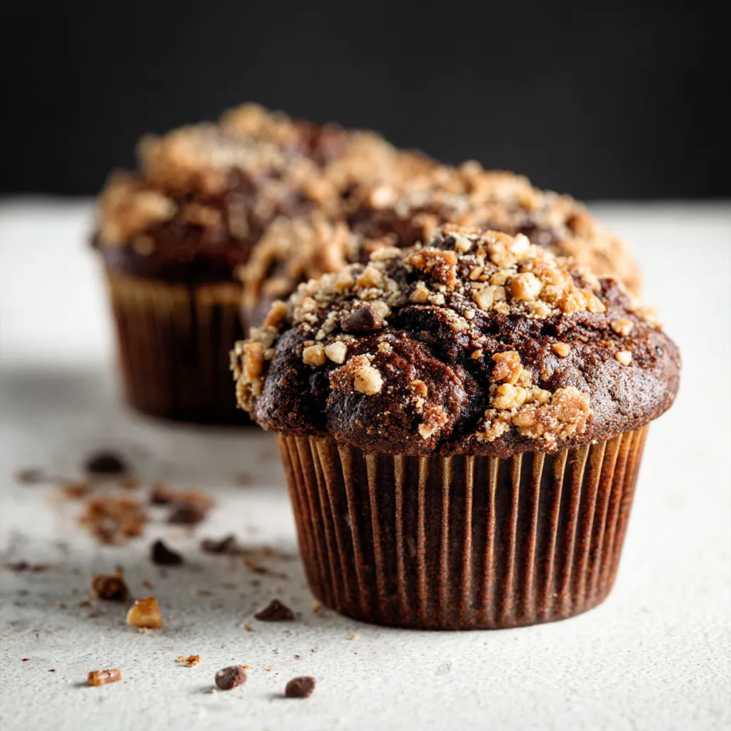 Coffee Chocolate Toffee Muffins