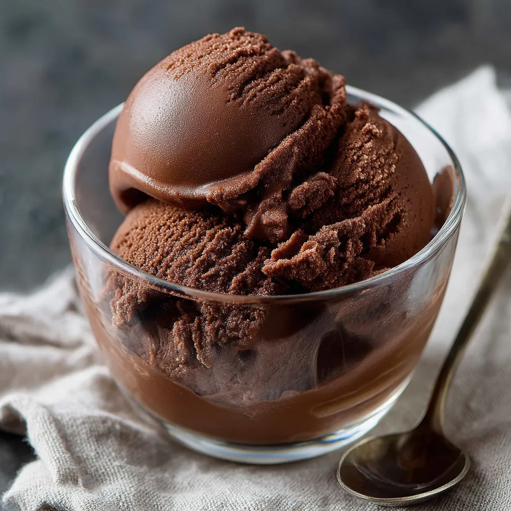 Smooth Chocolate Sorbet