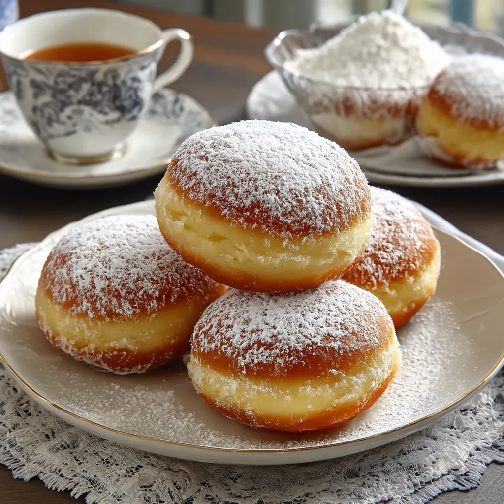 Custard-Filled Bomboloni