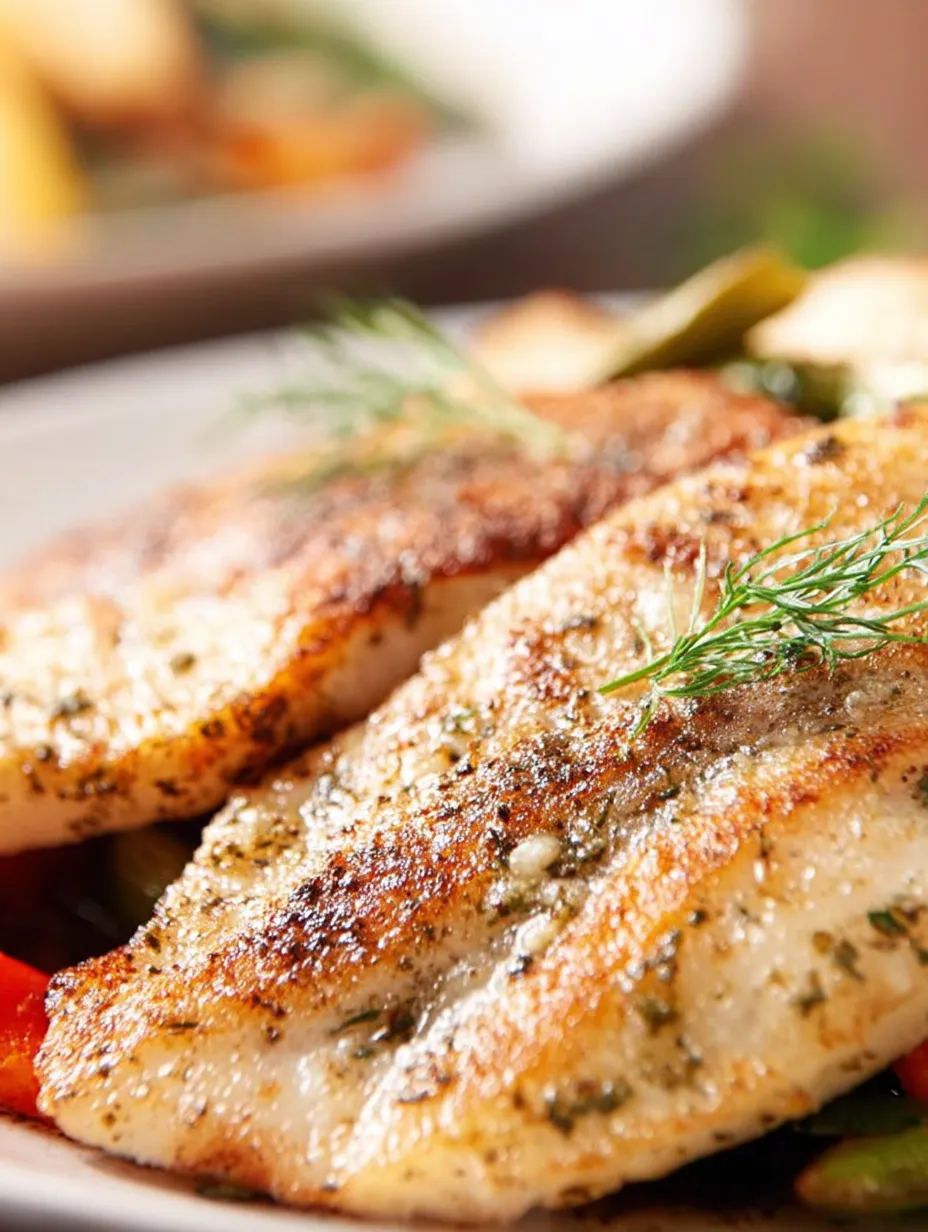 A plate of Grilled Striped Bass.