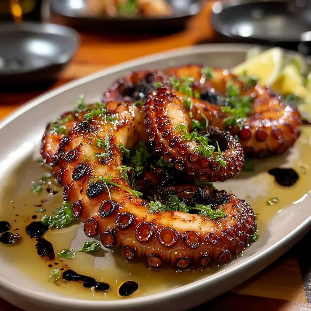 Delicious Grilled Octopus