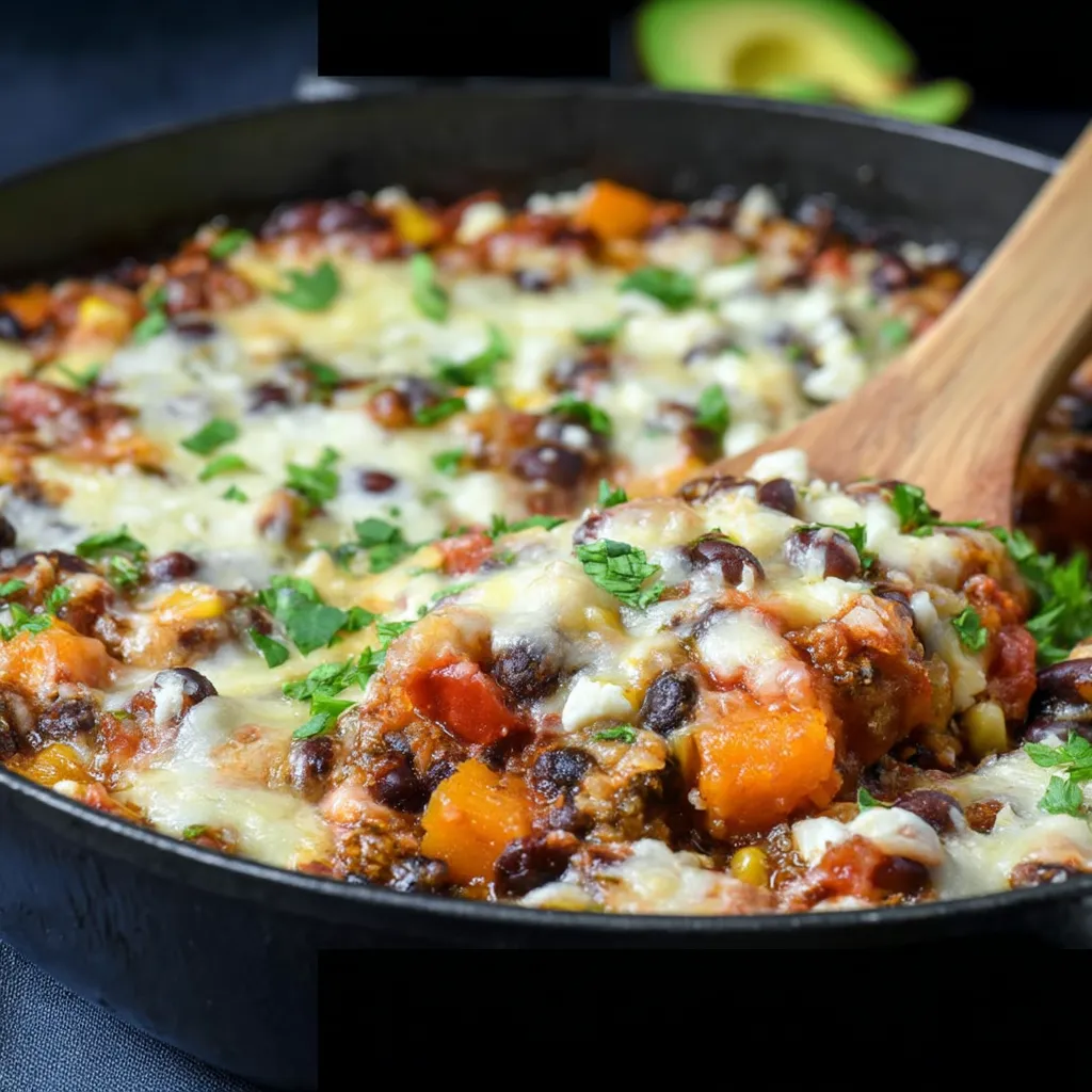 Black Bean Bake with Cheese