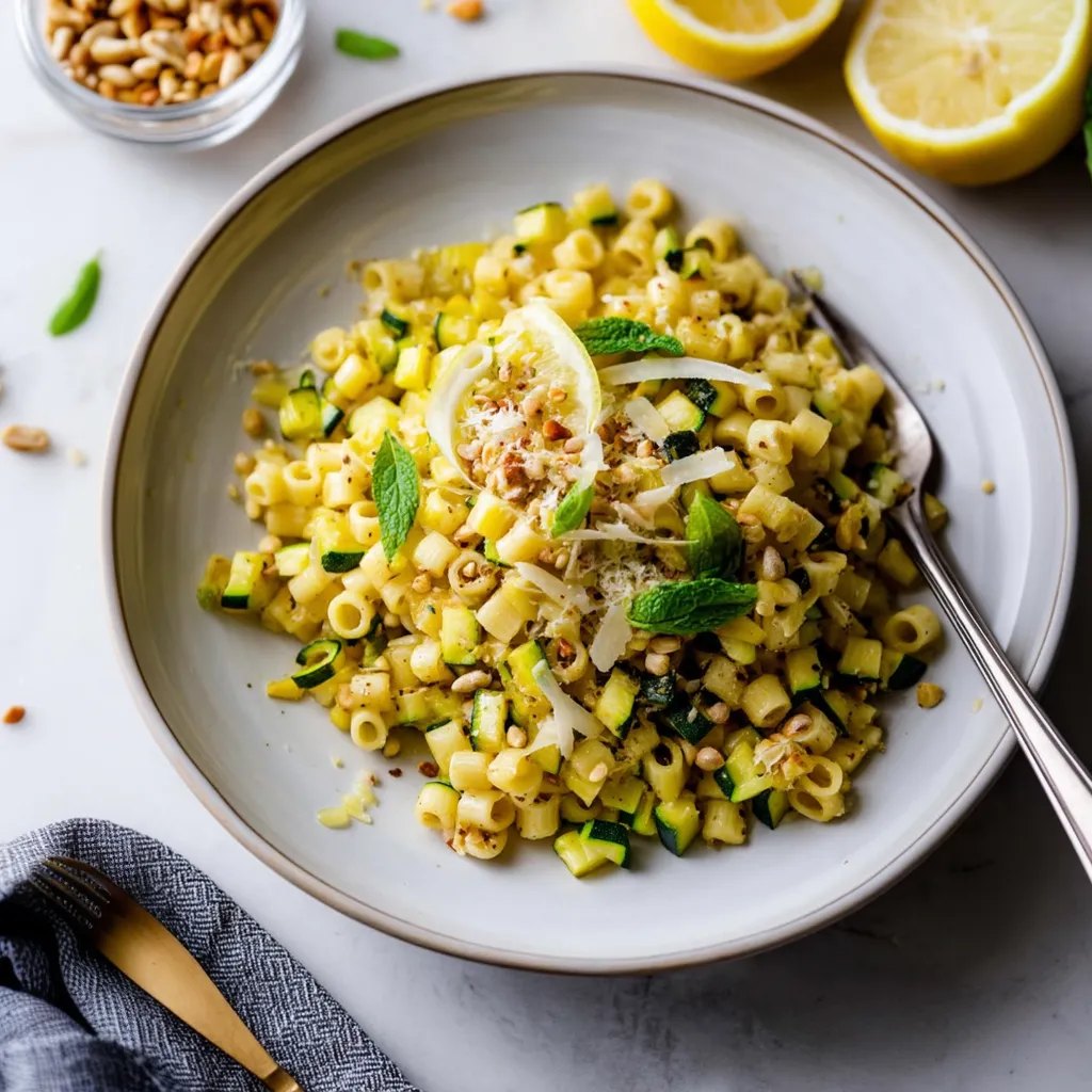Zucchini Pasta with Lemon