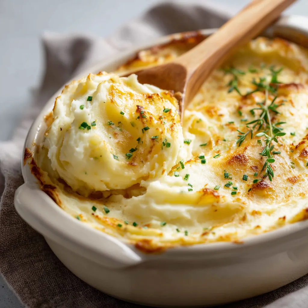 Tastiest Creamy Baked Mashed Potatoes