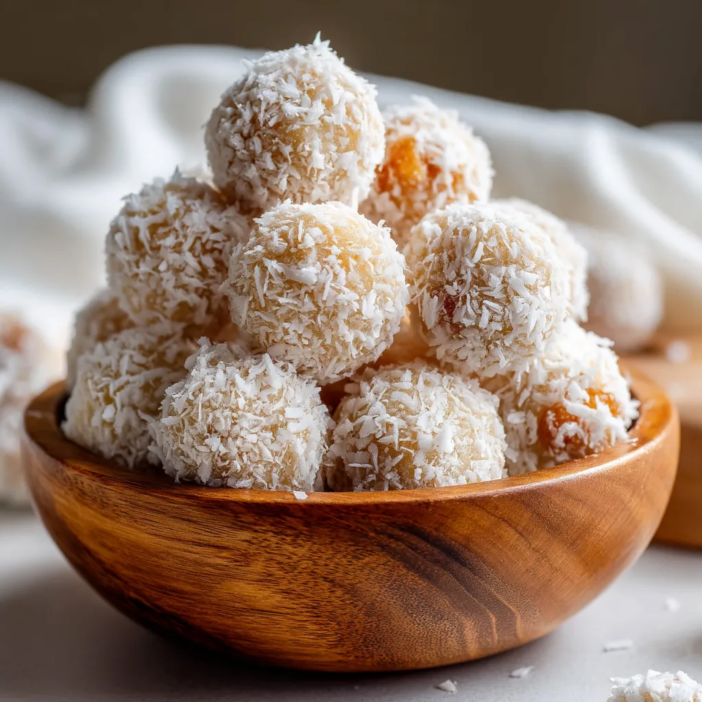 Coconut Apricot Bites