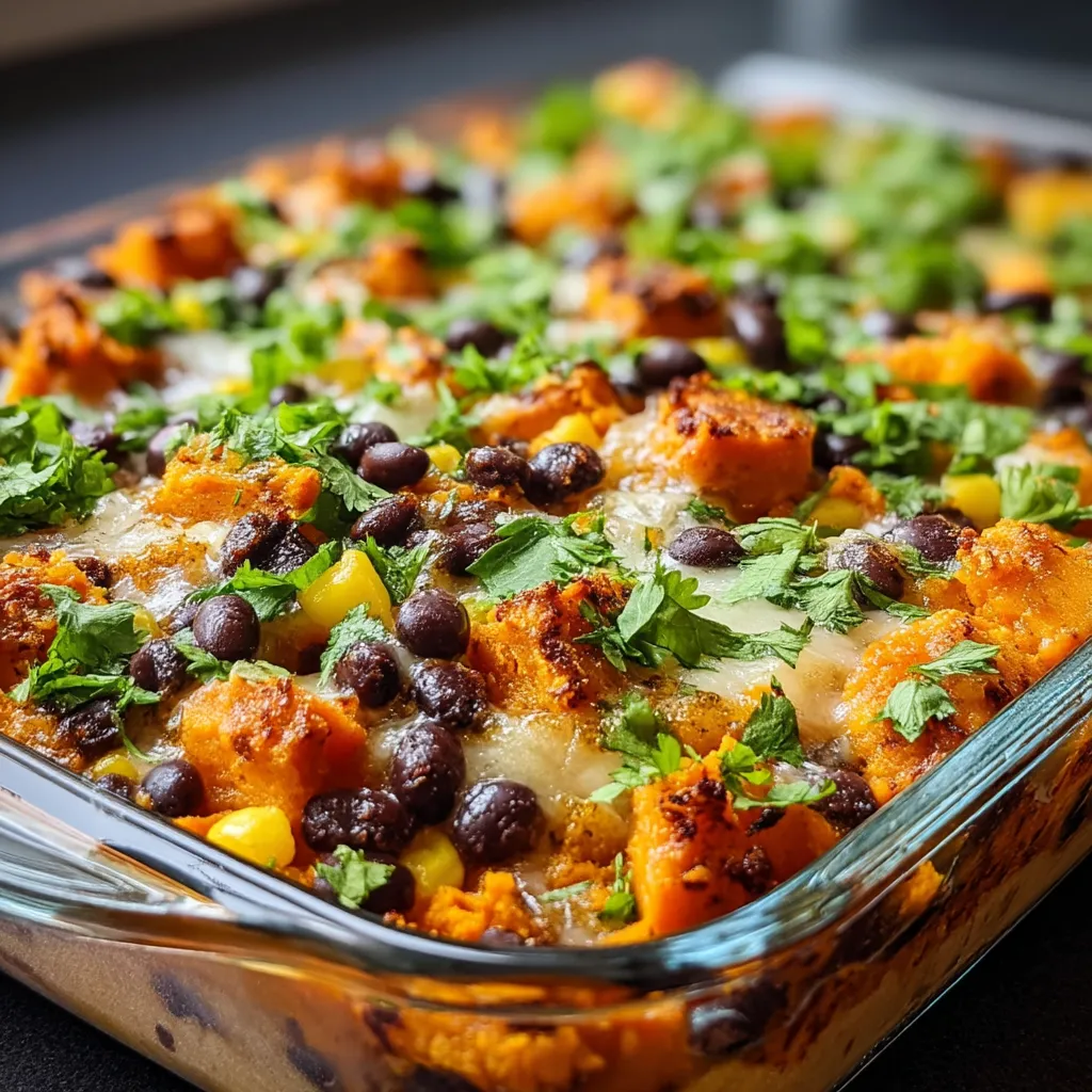 Sweet Potato Black Bean Bake