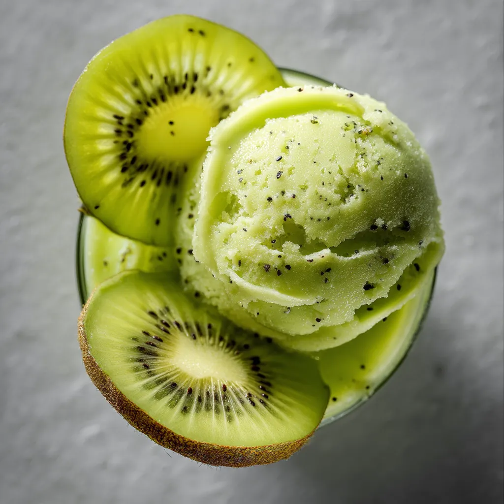 Kiwi Sorbet Creation