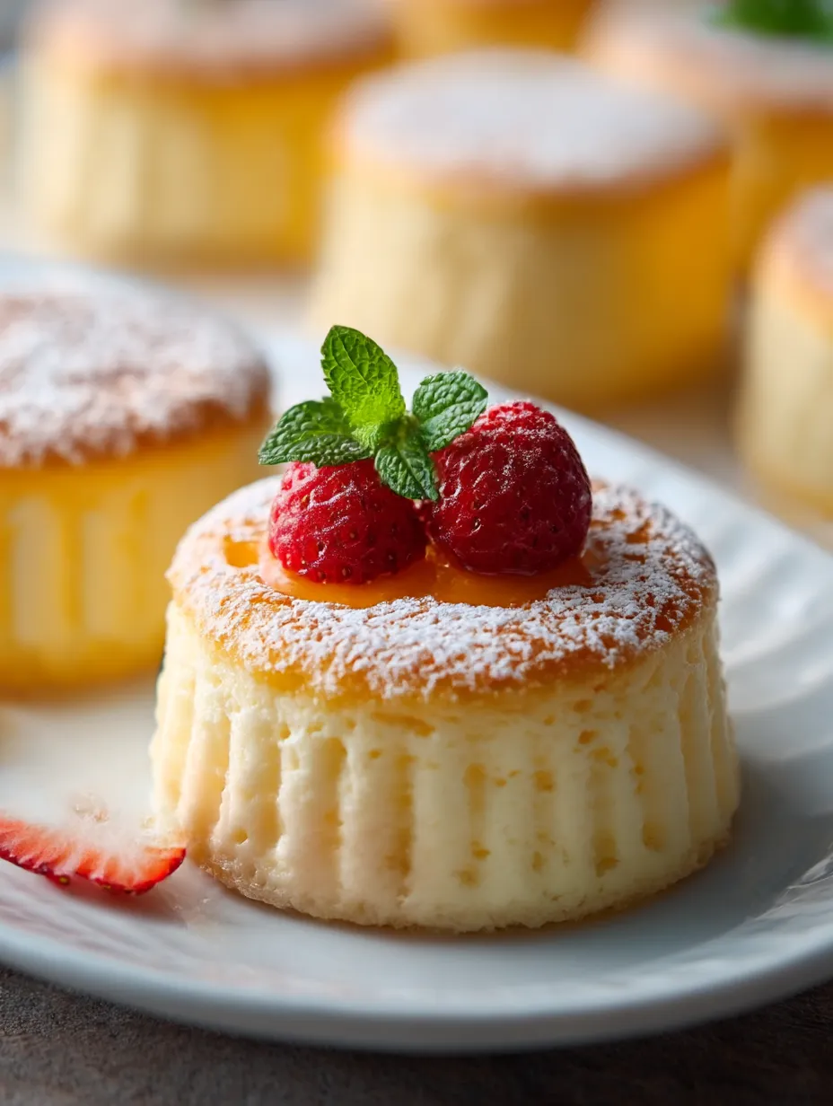 Japanese Mini Cotton Cheesecake Recipe.