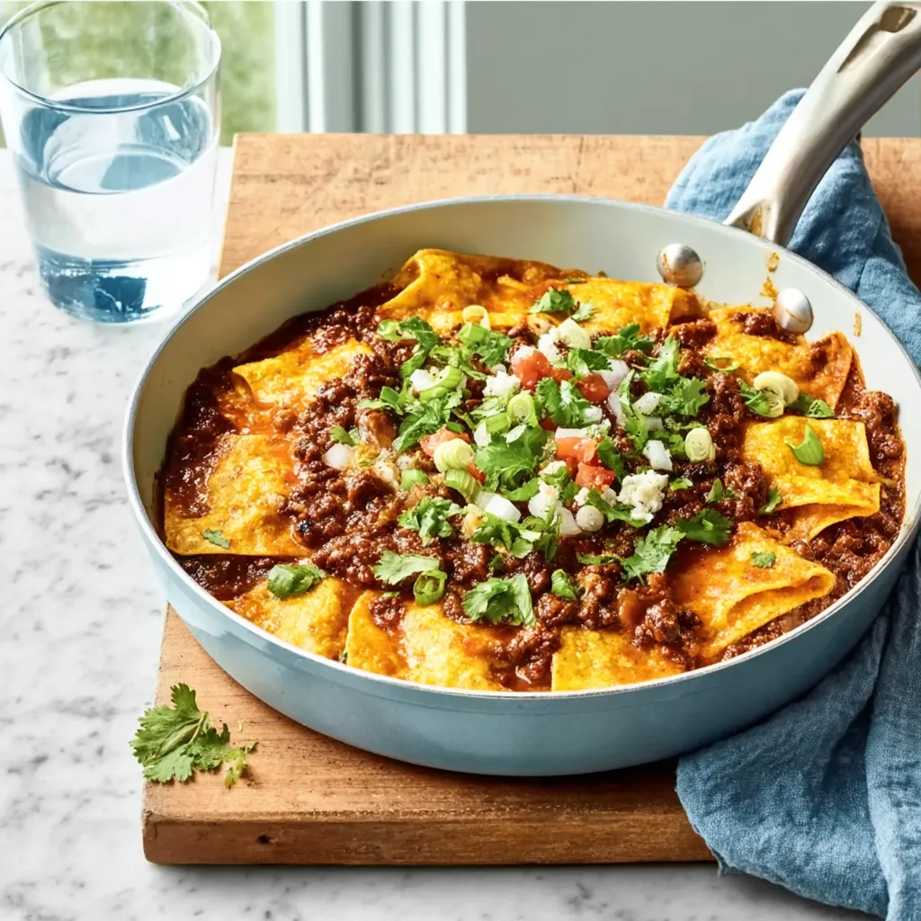 Beef Enchiladas Skillet