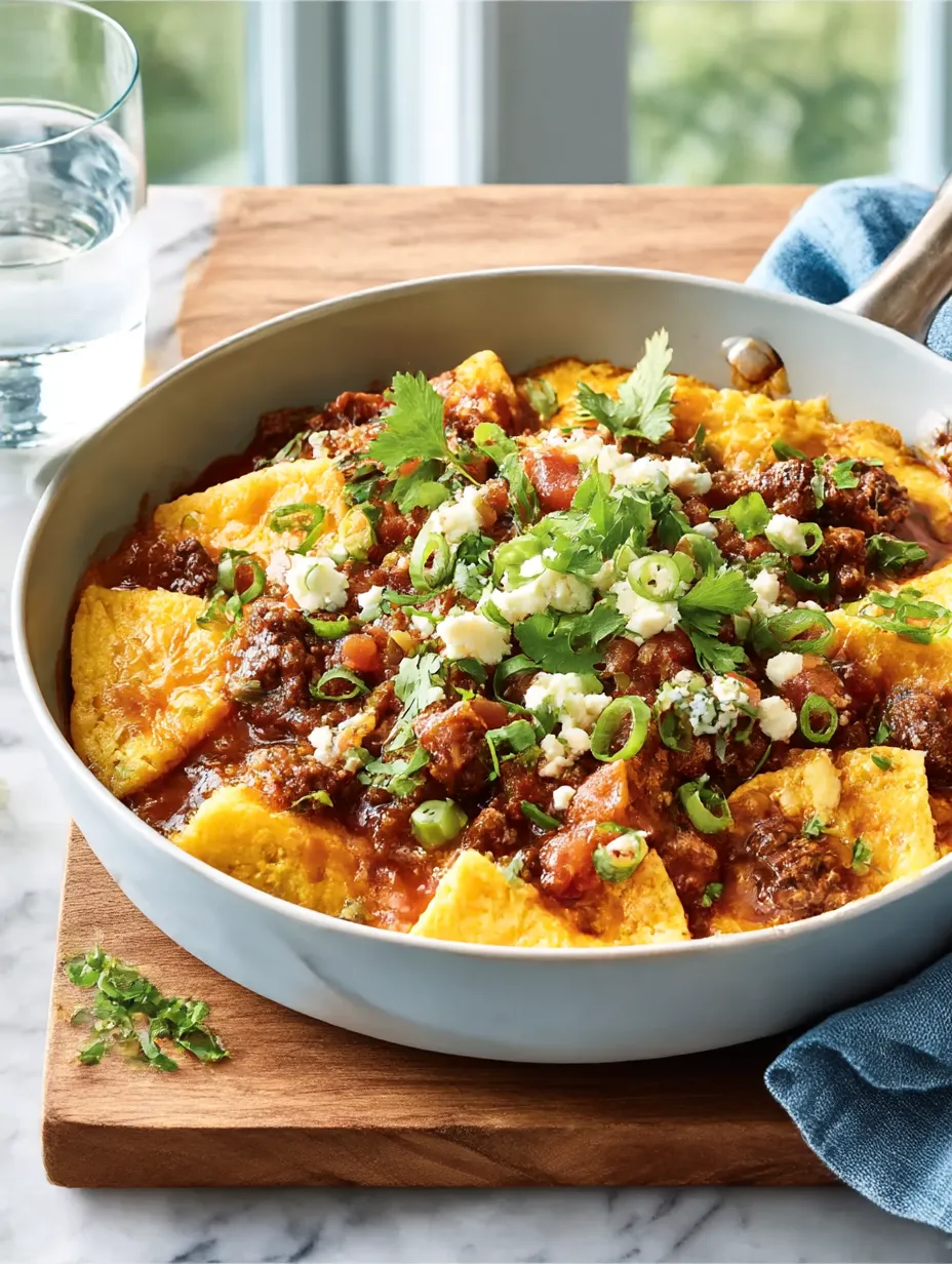 Easy Skillet Beef Enchiladas.