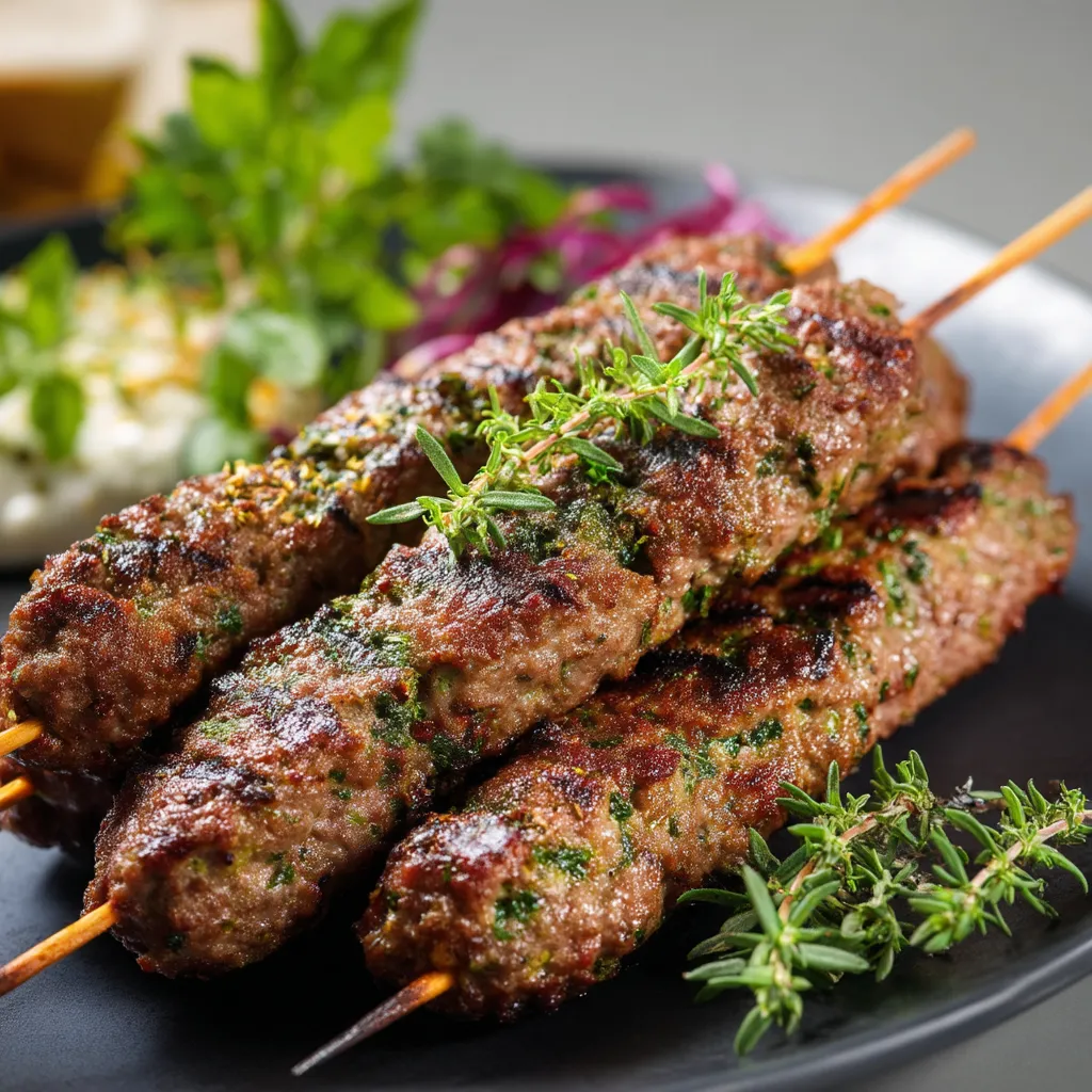 Tasty Kafta Kebabs