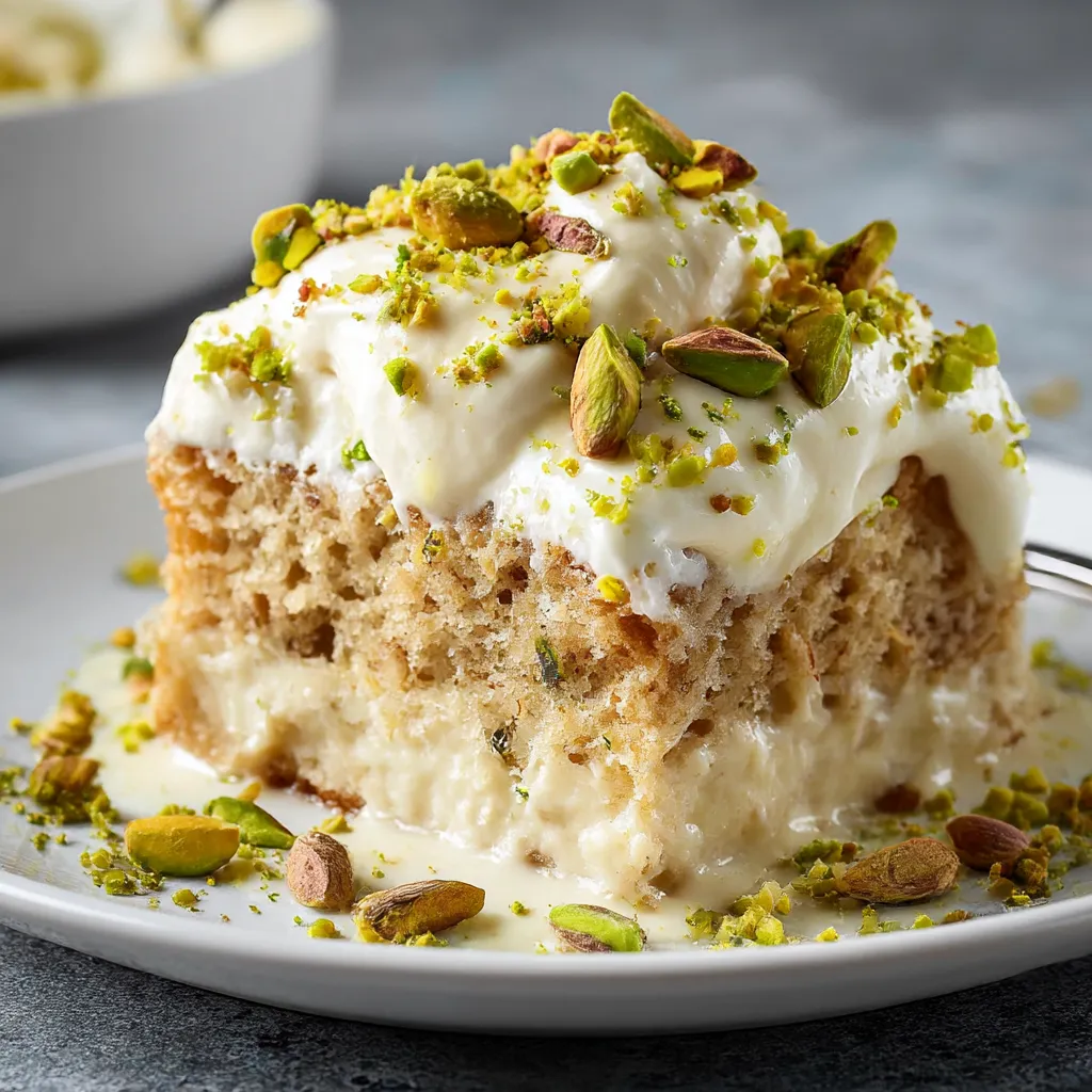Creamy Dairy-Free Pistachio Cake