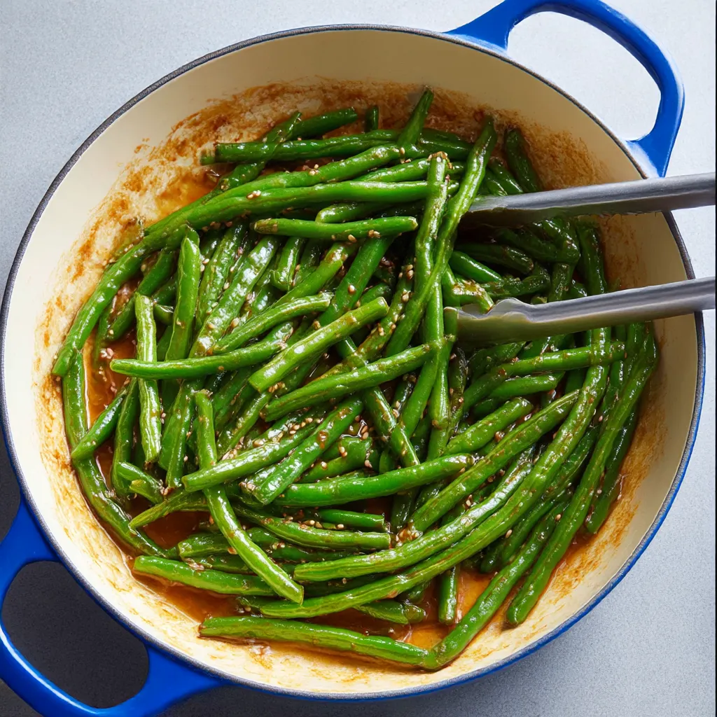 Delicious Green Beans with Miso