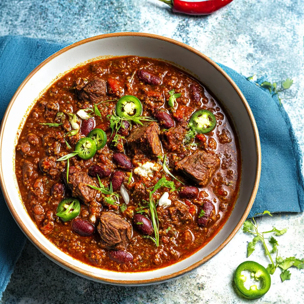 Short Rib Chorizo Chili Pot