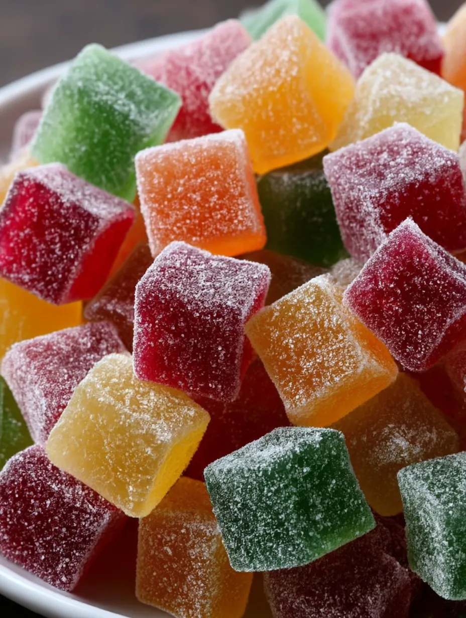 Lots of colorful candies in a bowl.