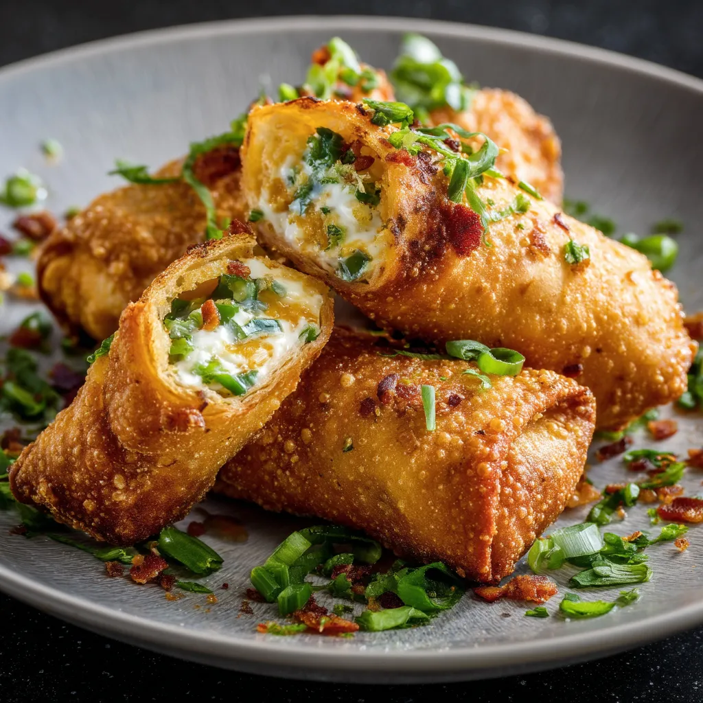 Cheesy Jalapeno Crunch Rolls