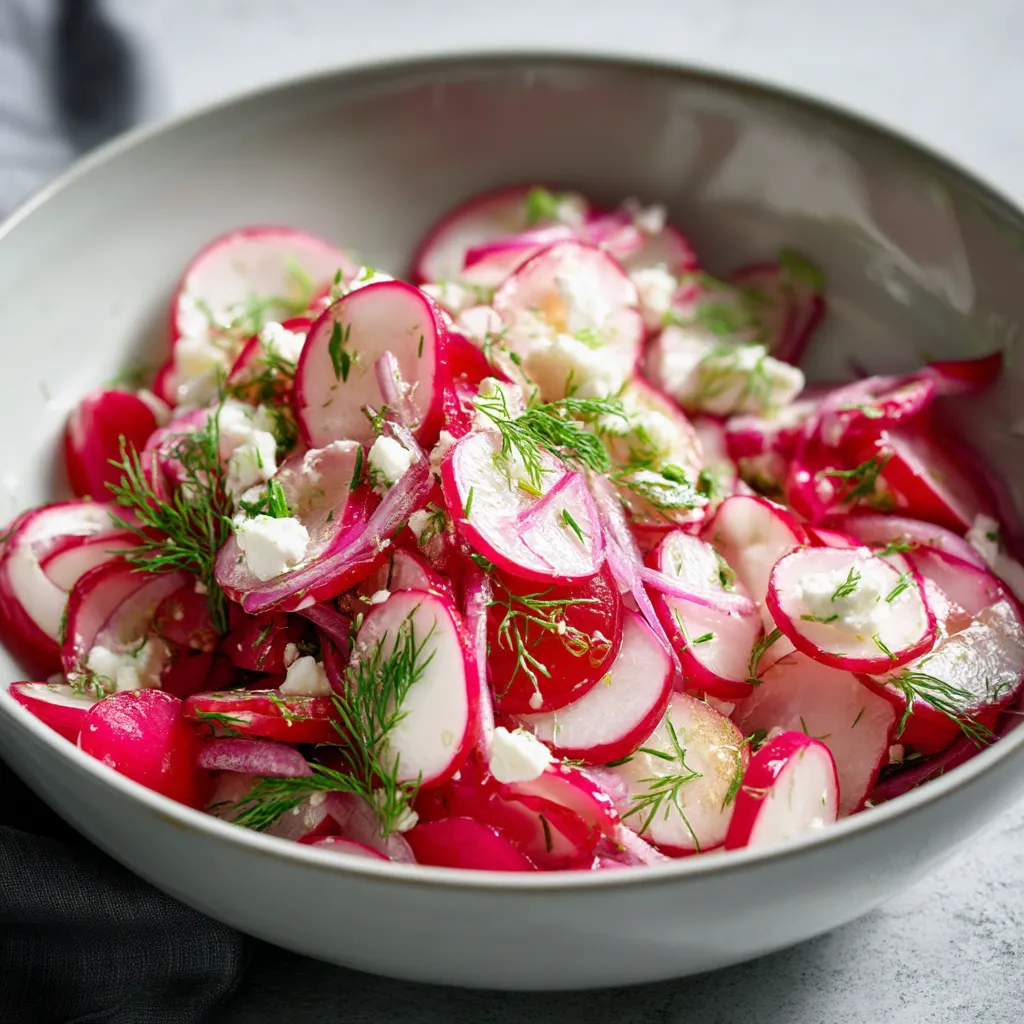 Radish Salad Dish