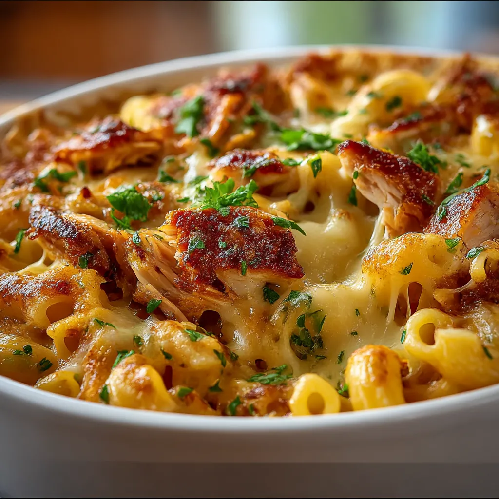 BBQ Chicken Mac Cheese