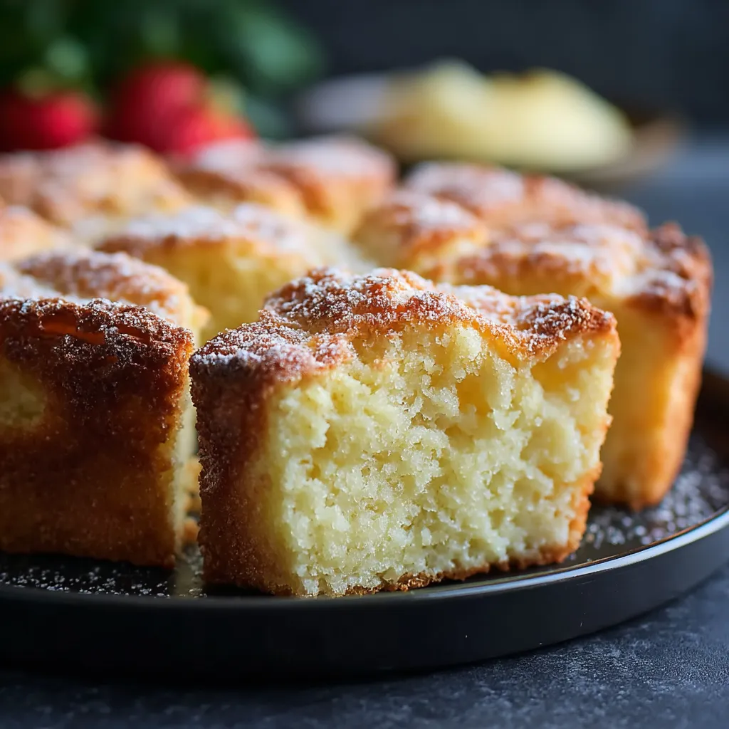 French Butter Cake baked treat