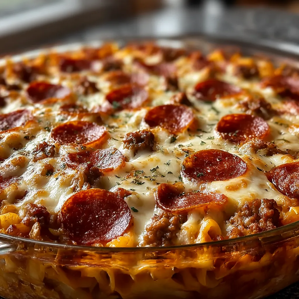 Meat Lovers Cheesy Casserole Meal