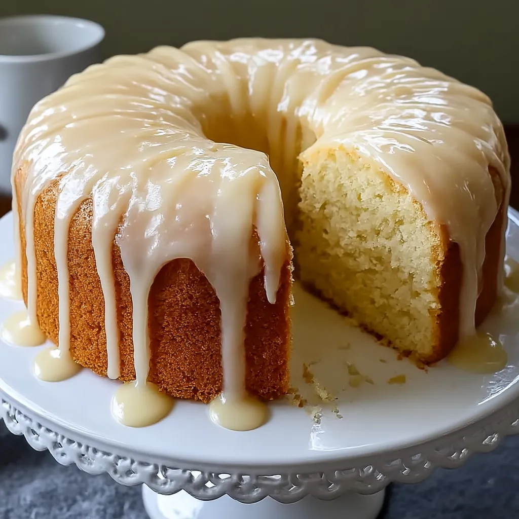 Vanilla Buttermilk Pound Cake
