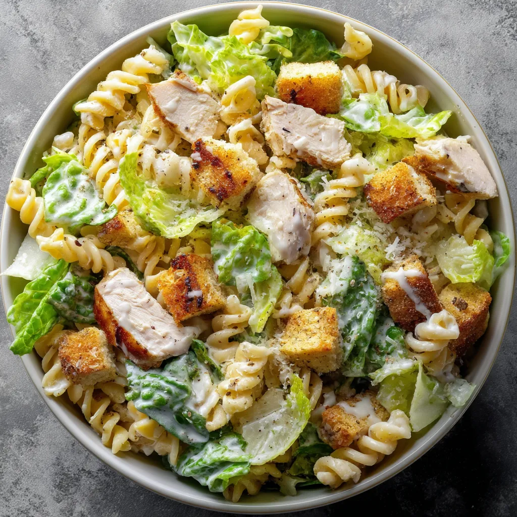 Chicken Caesar Pasta Salad