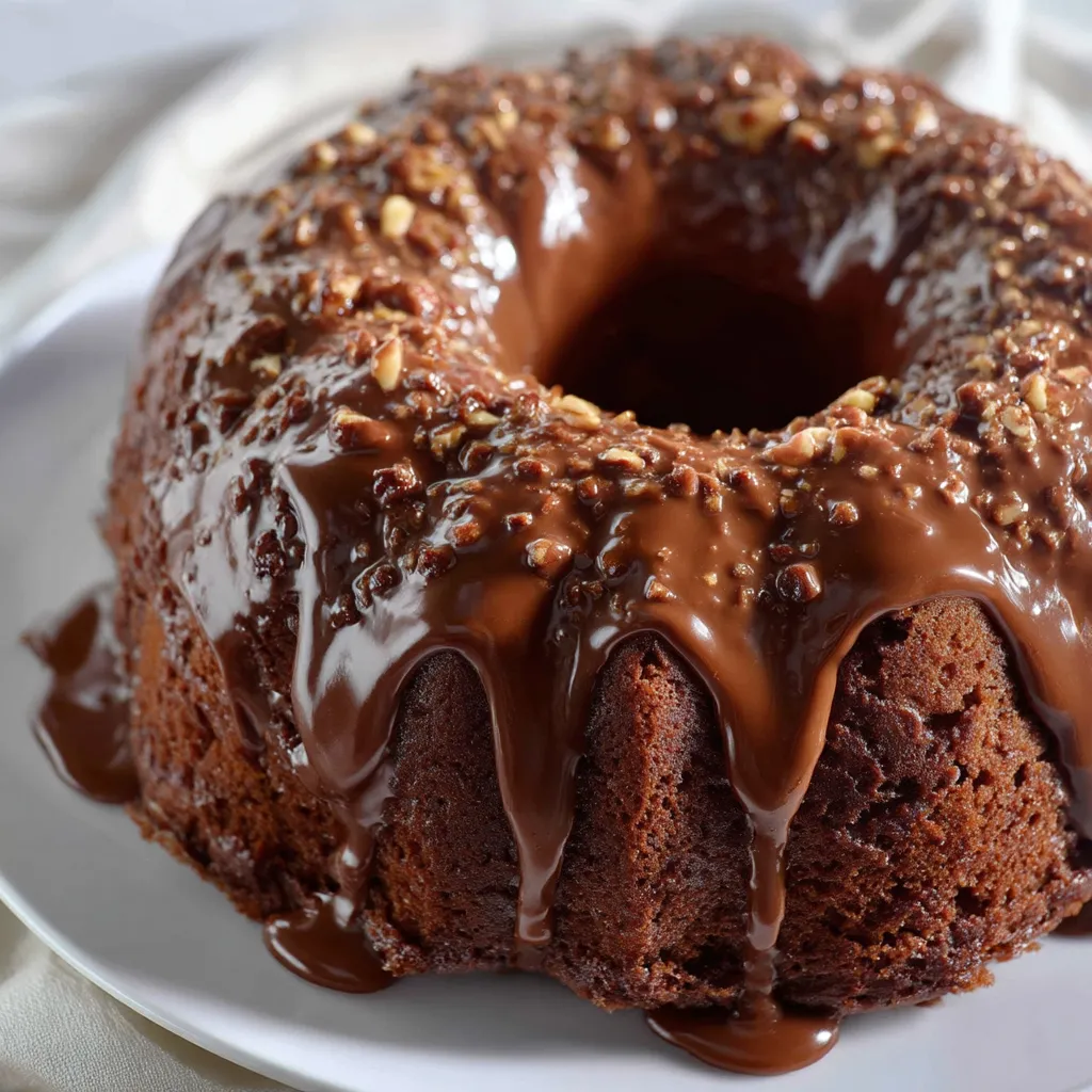 Chocolate Bundt Cake using Cake Mix