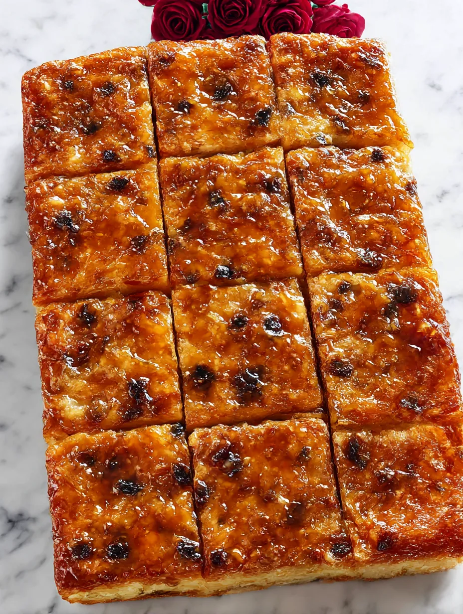 Lardy Cake fresh from the oven.