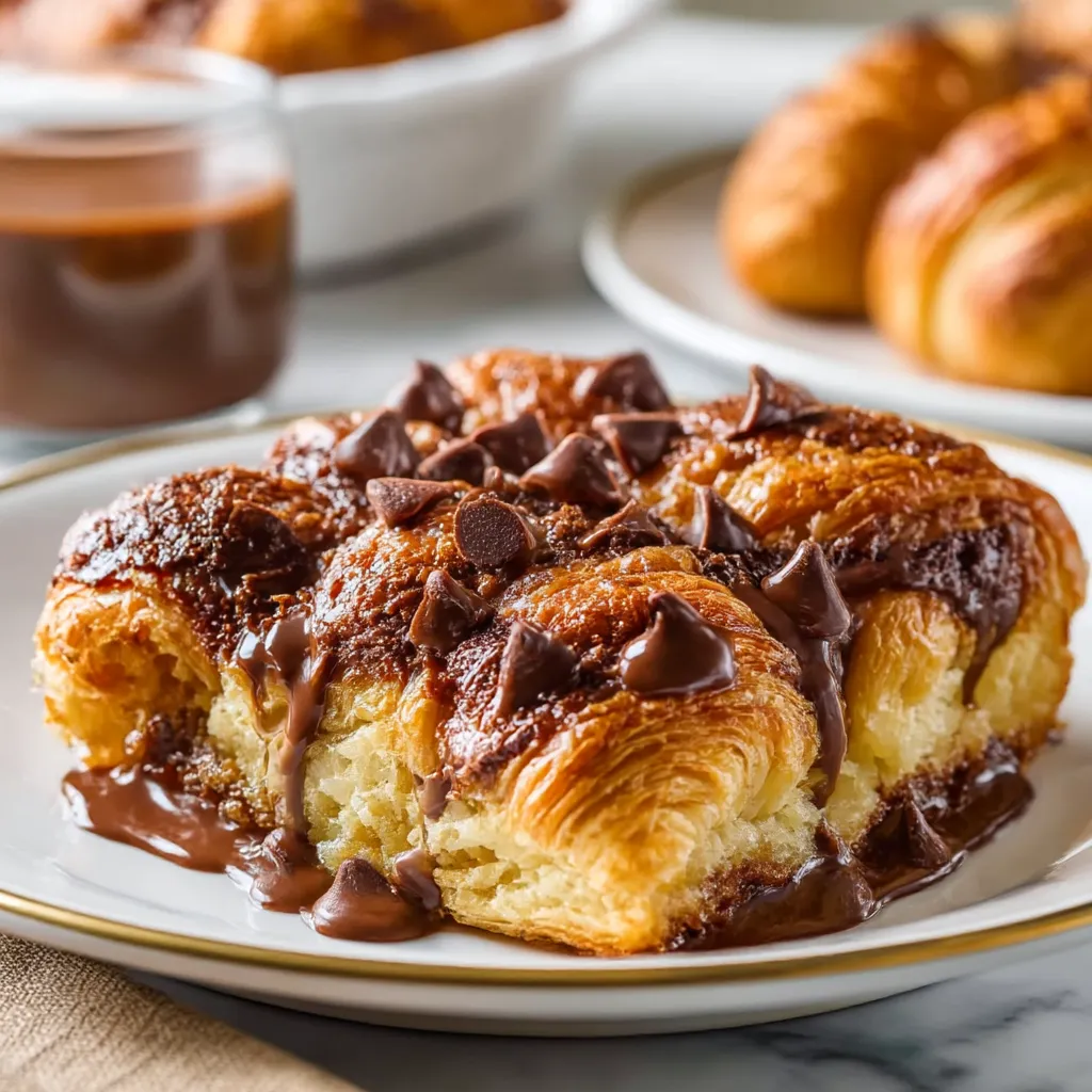 Effortless Chocolate Croissant Bake