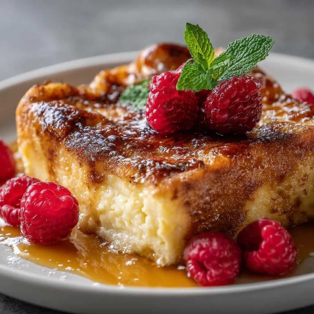 Dreamy Crème Brûlée French Toast Casserole