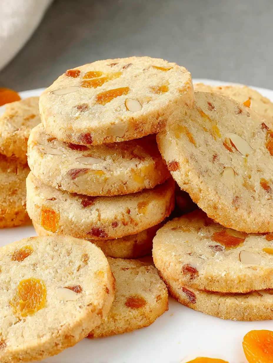 Apricot Almond Cookies.