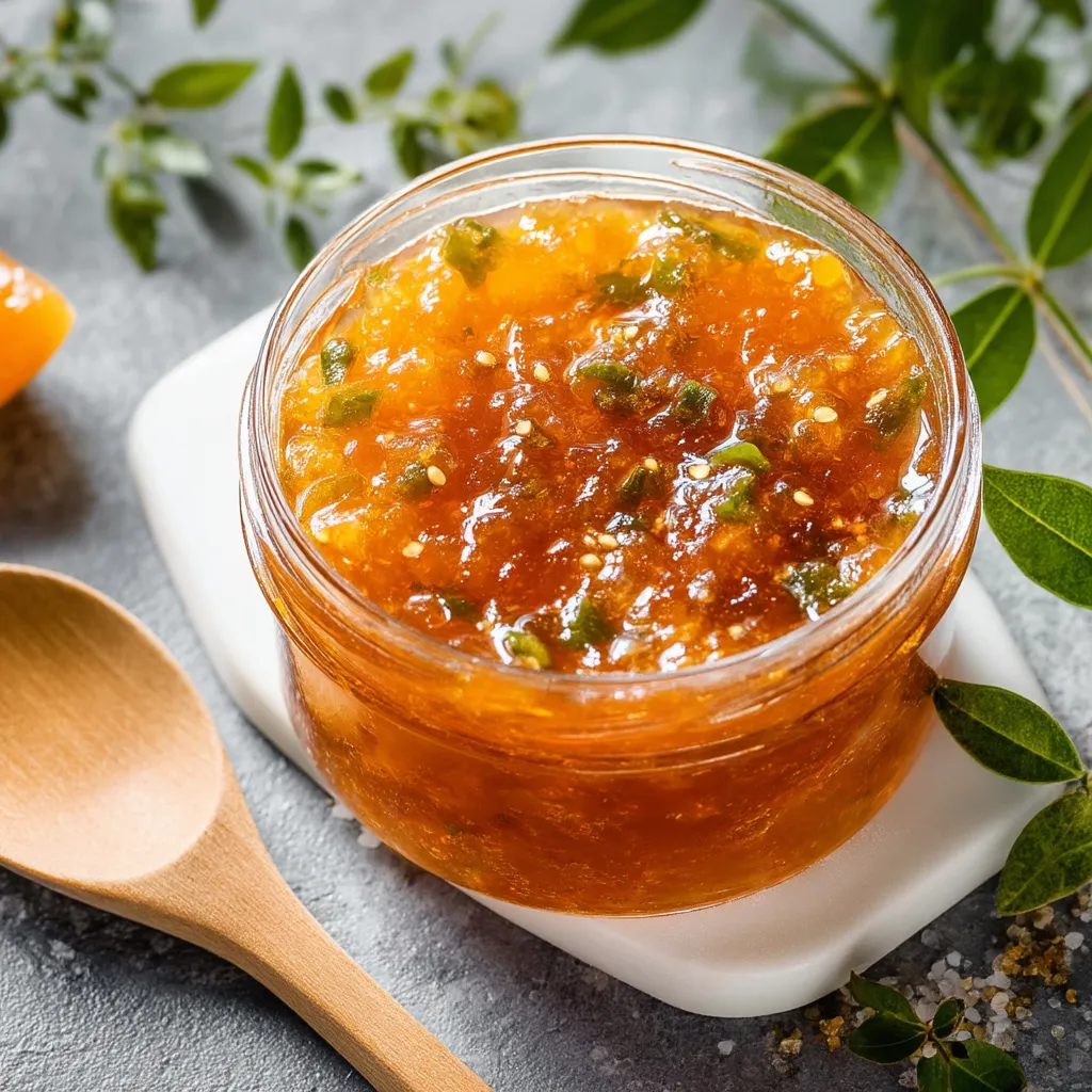 Peach Jalapeno Jam