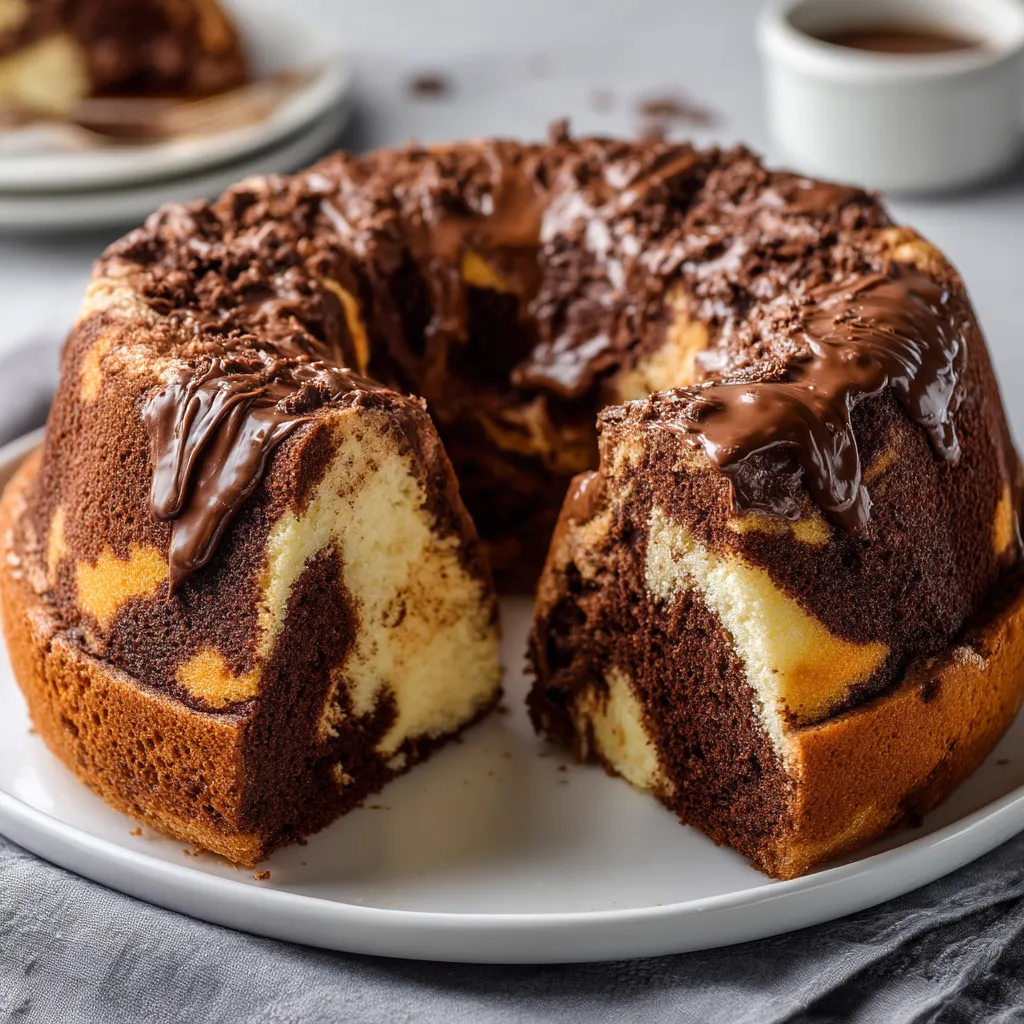 Double Chocolate Ricotta Marble