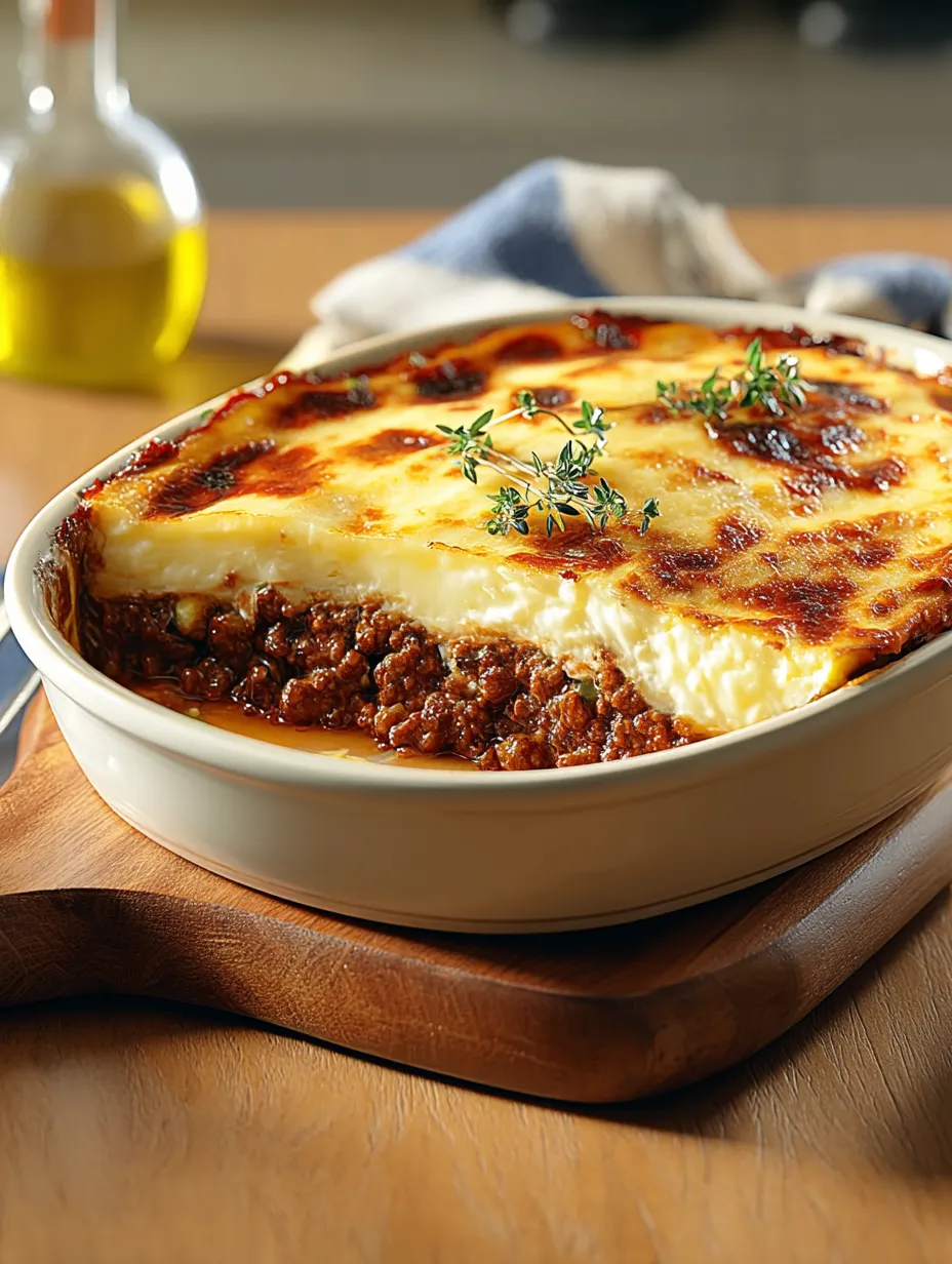 Amazing Greek Moussaka for Comfort Food.