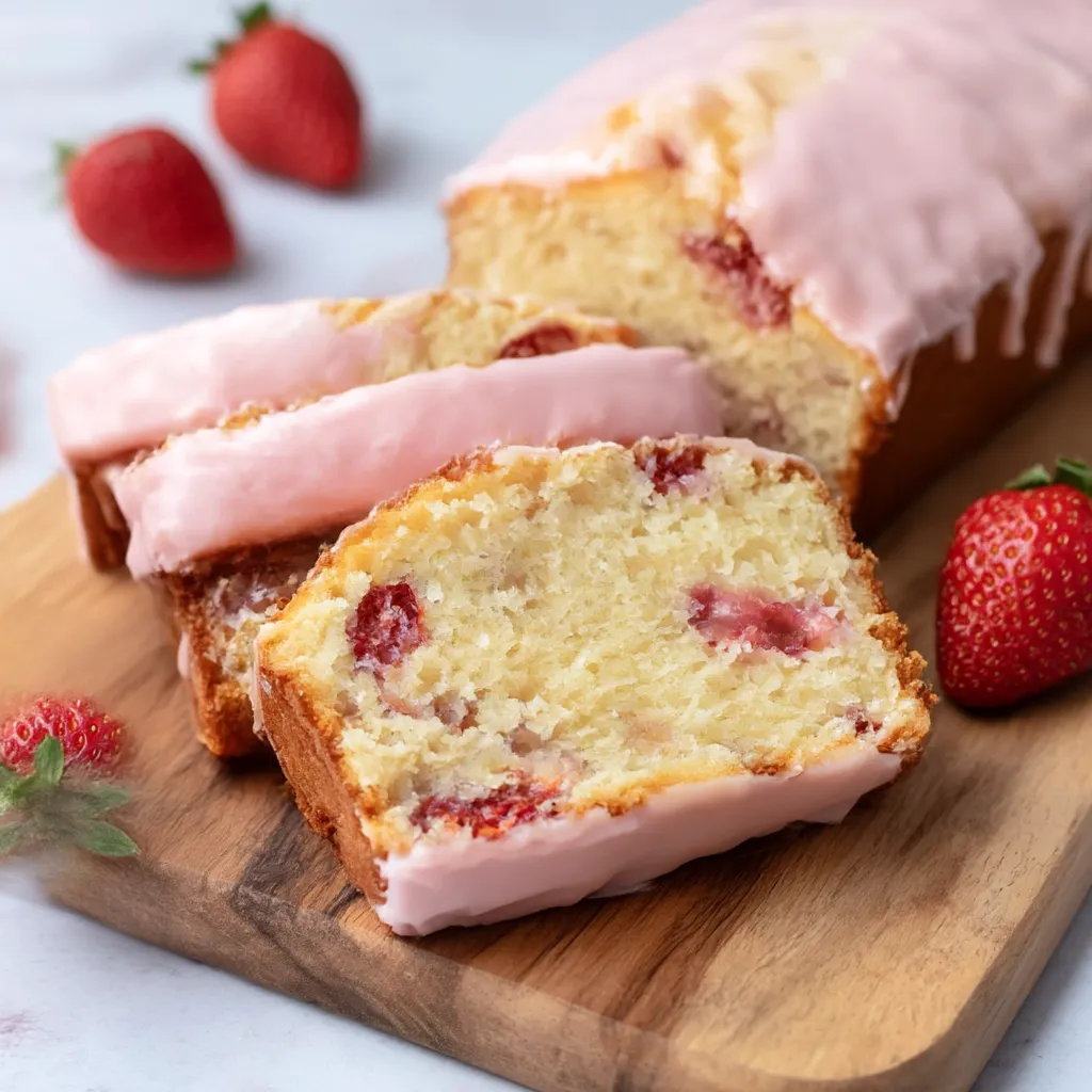 Strawberry Pound Cake