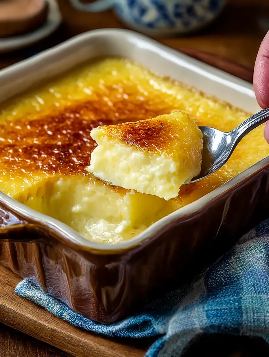 Amish Baked Custard finished and ready.