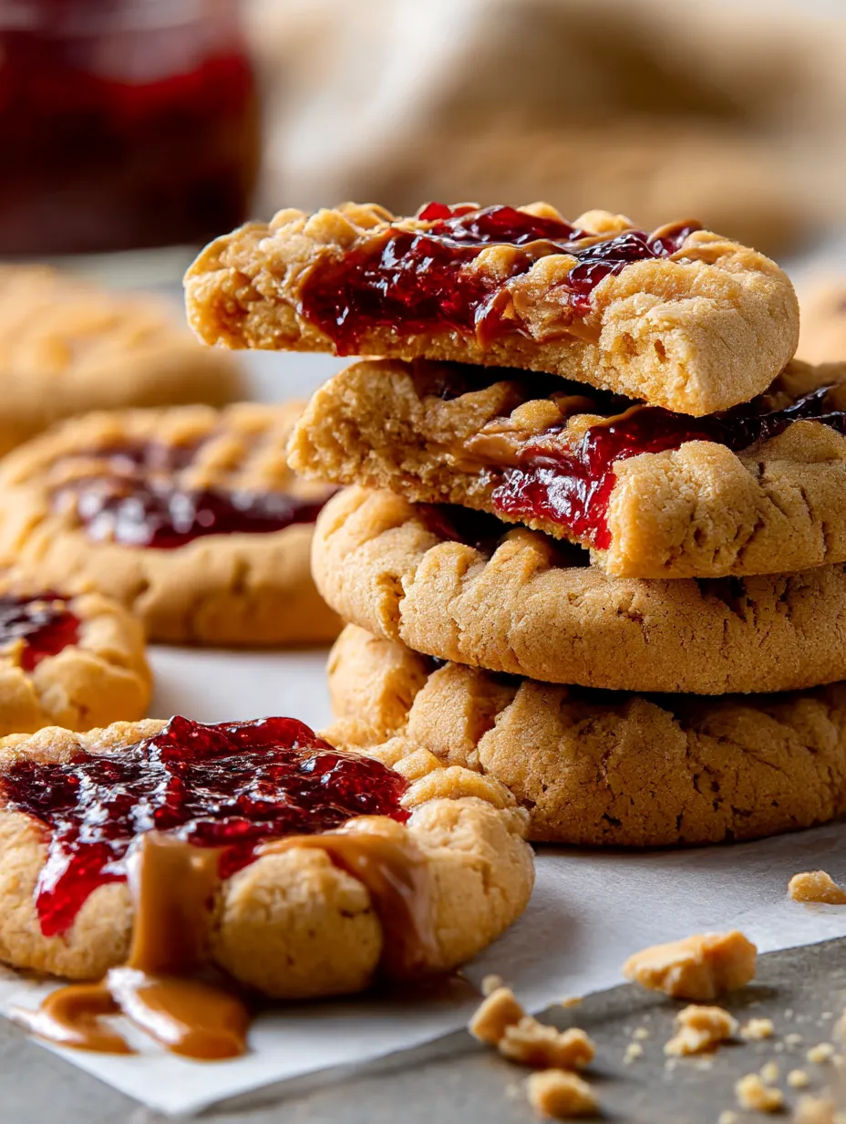Peanut Butter and Jelly Cookies treat.