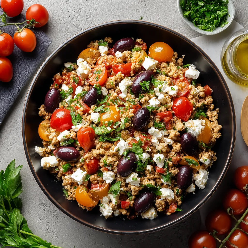 Effortless Mediterranean Keto Chicken with Feta and Olives