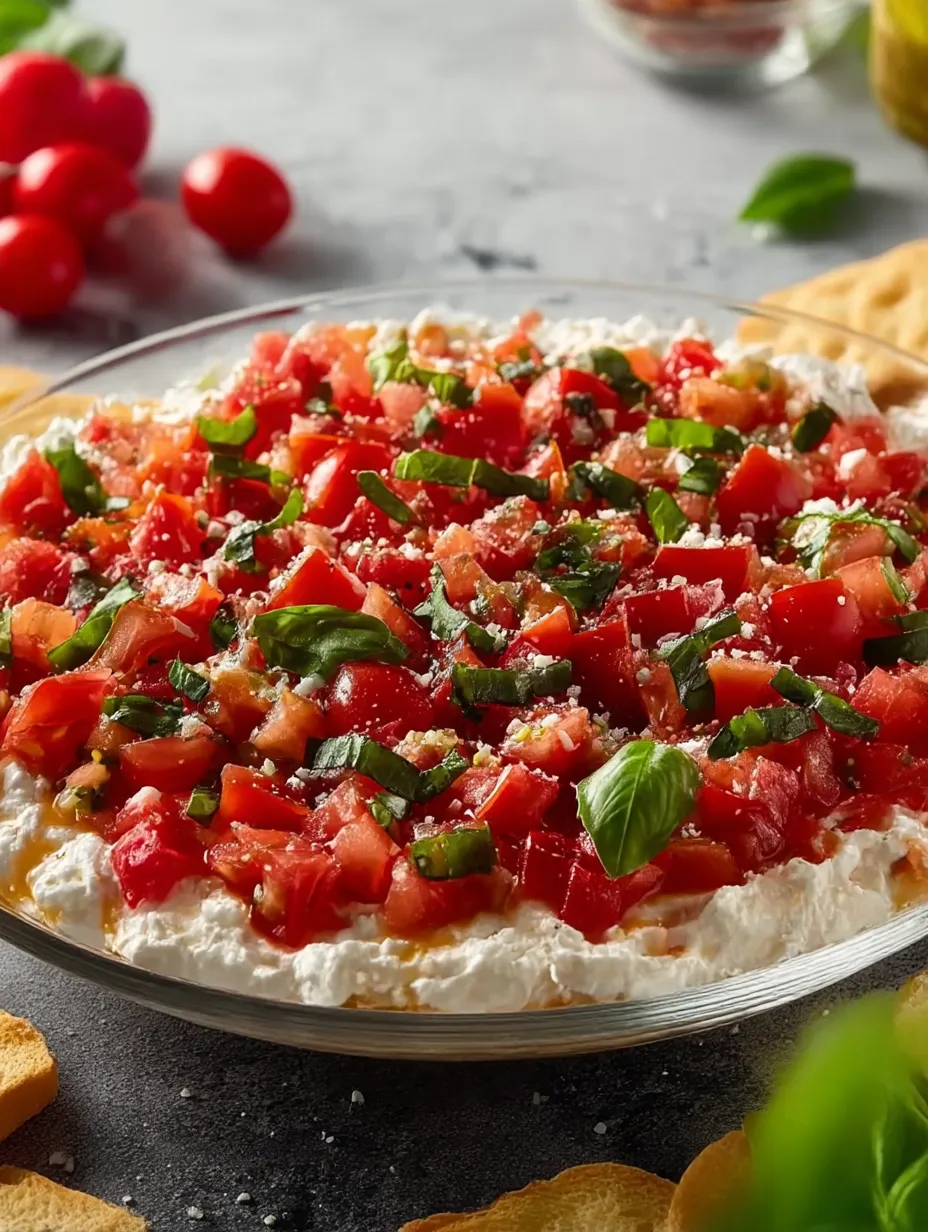Bruschetta Dip Recipe.