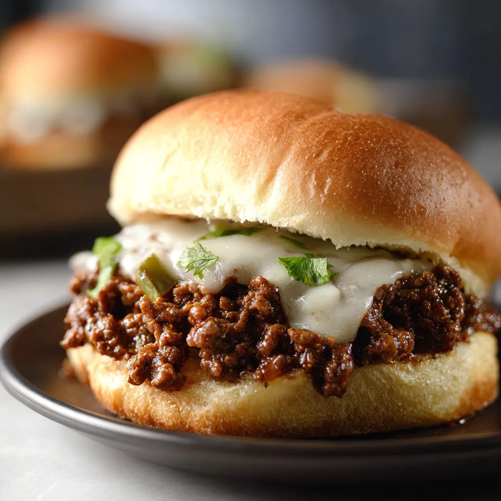 Effortless Cheesesteak Sloppy Joes