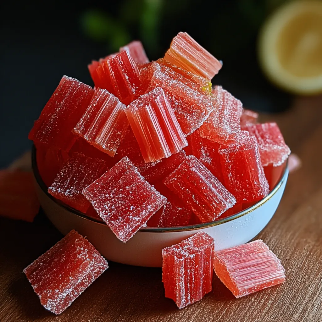 Candied Rhubarb How-To