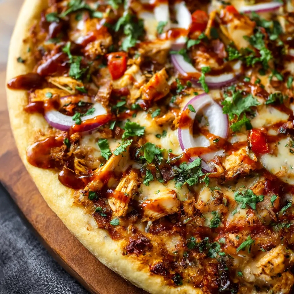 Chipotle BBQ Chicken Pizza
