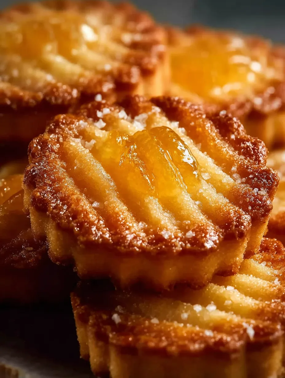 Plate of French salted butter cookies.