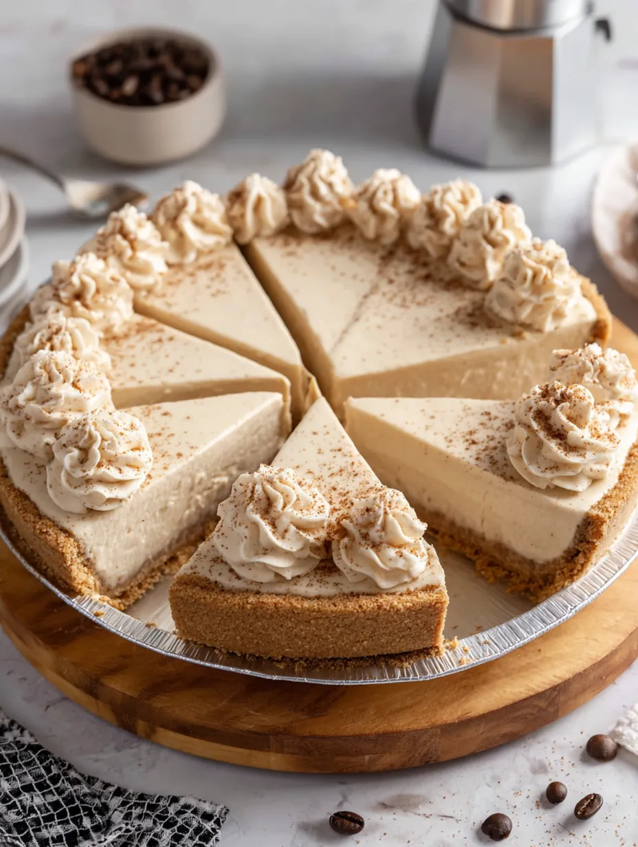 A slice of cheesecake topped with whipped cream.