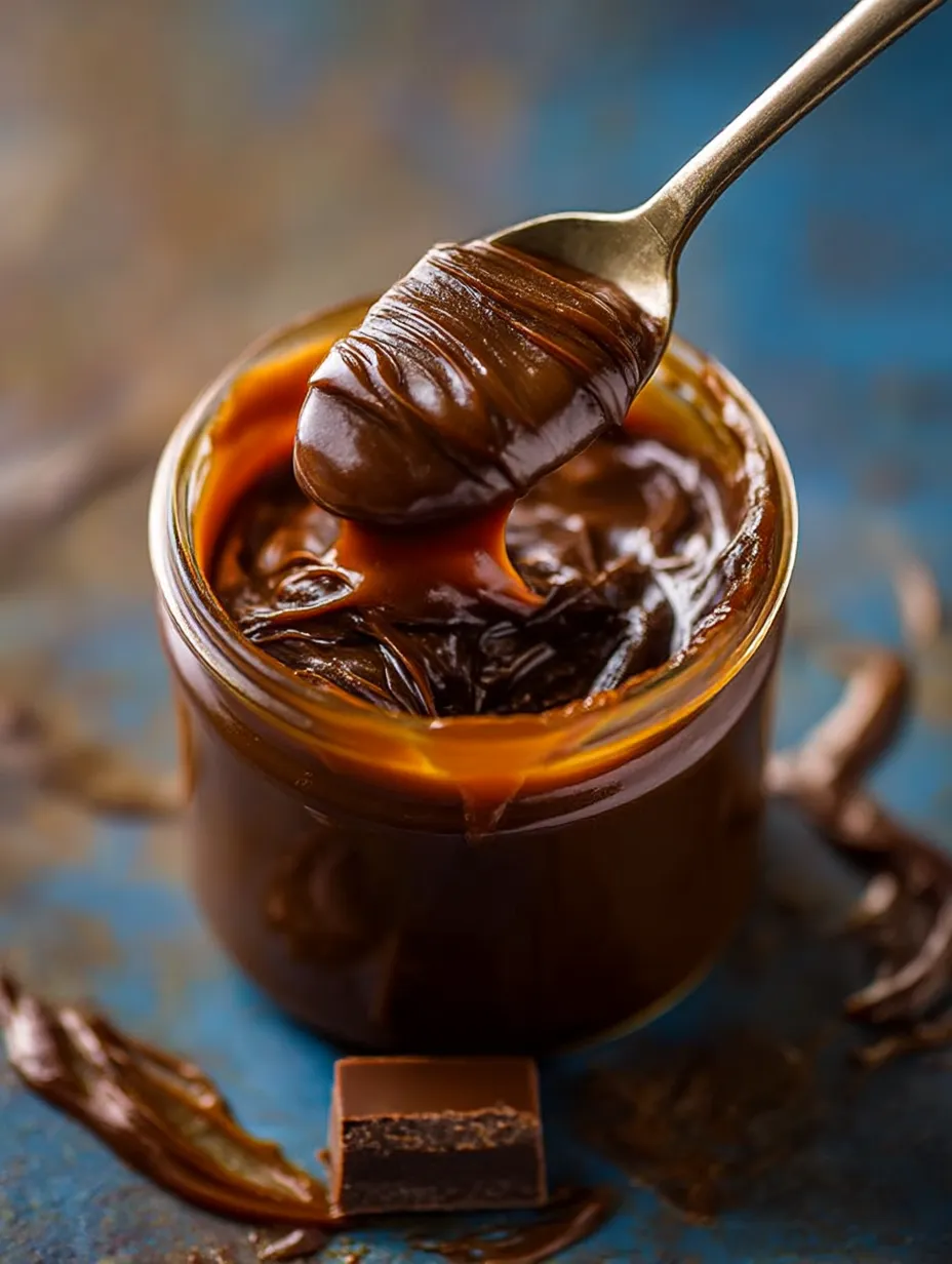 Quick Chocolate Caramel Fudge Sauce.