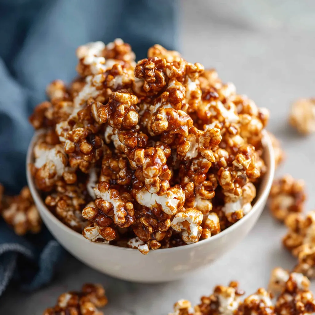 Cinnamon Bun Popcorn Snack