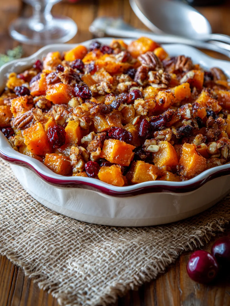 A Butternut Squash Apple Bake.