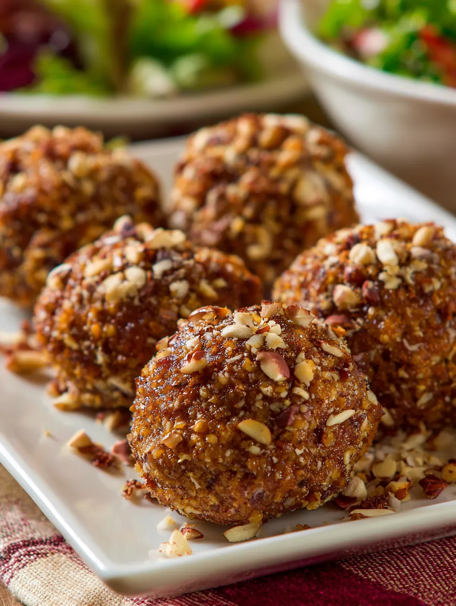 Some Baked Sweet Potato Balls on a white plate.